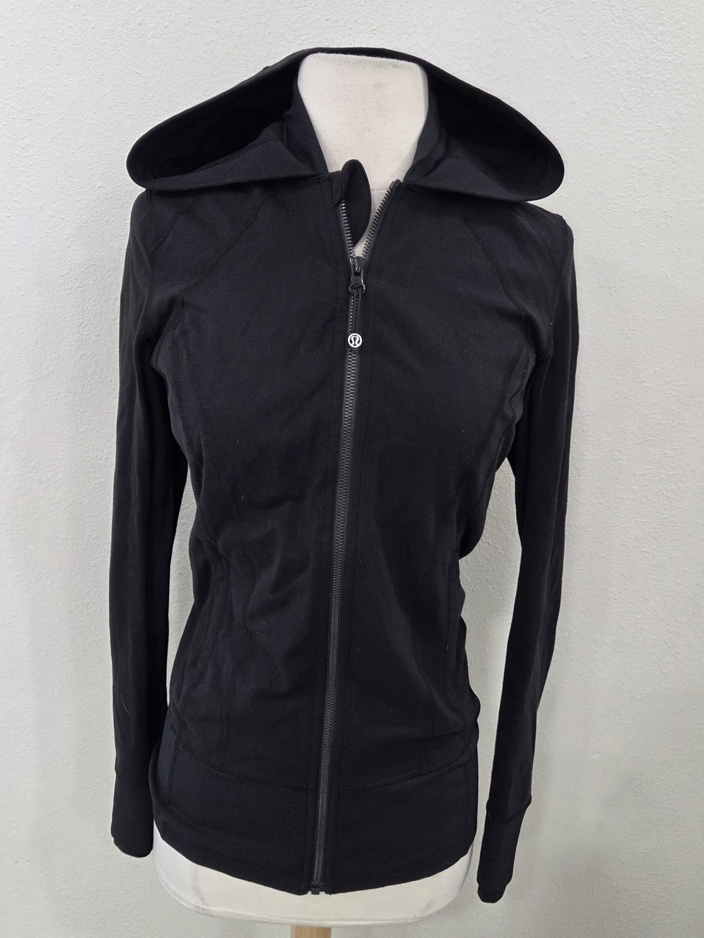lululemon athletica Black Full-Zip Hooded Sweatshirt